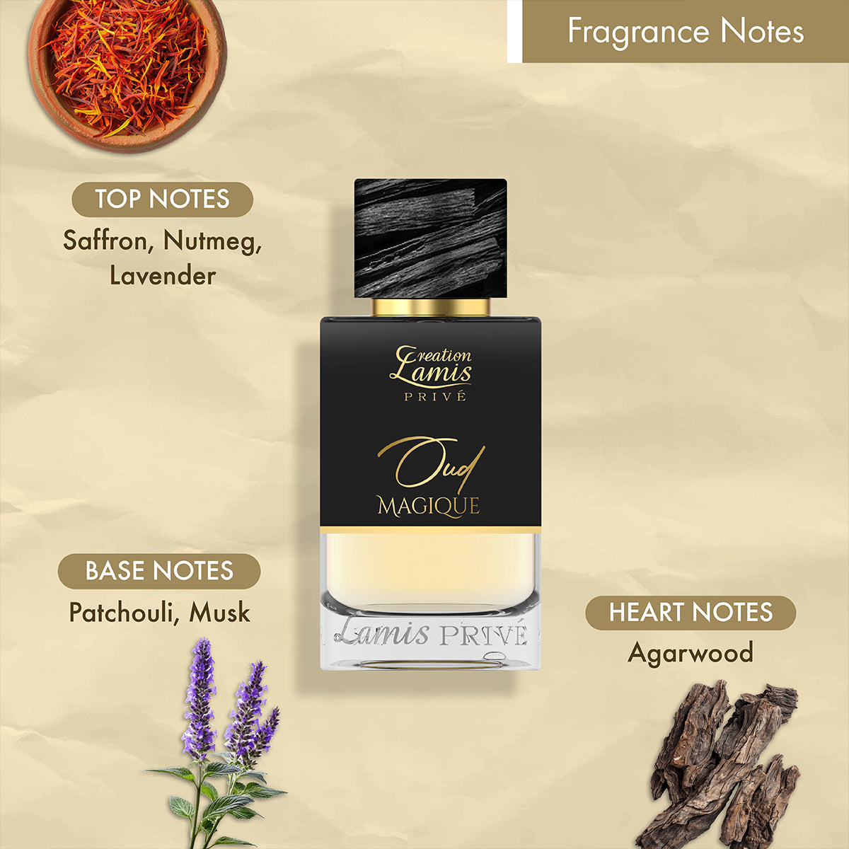 Creation Lamis Prive Oud Magique 100ml – Eau de Parfum