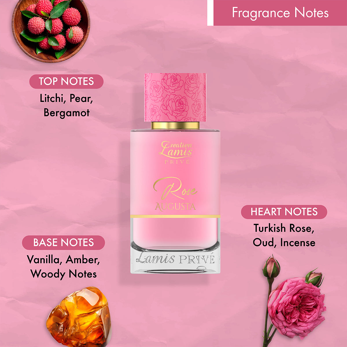 Creation Lamis Prive Rose Augusta 100ml – Eau de Parfum
