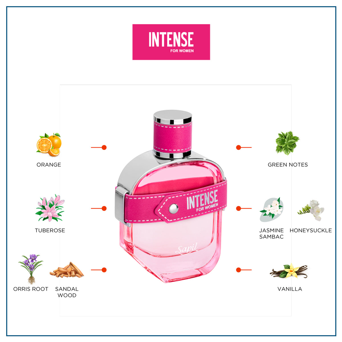 Sapil Intense for Women 100ml - Eau de Parfum