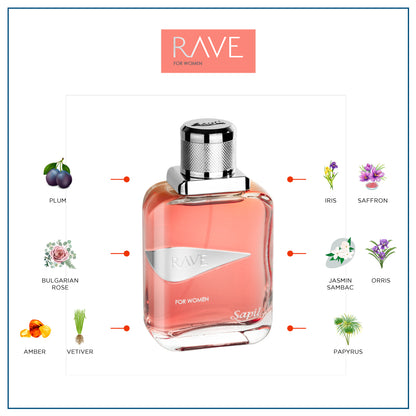 Sapil Rave for Women 100ml - Eau de Parfum